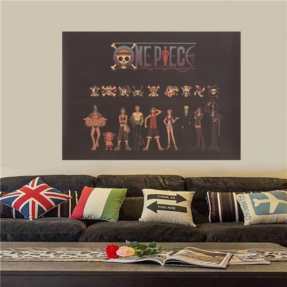 Japanese Anime Poster One Piece Poster Anime The Straw Hat Pirates Characters
